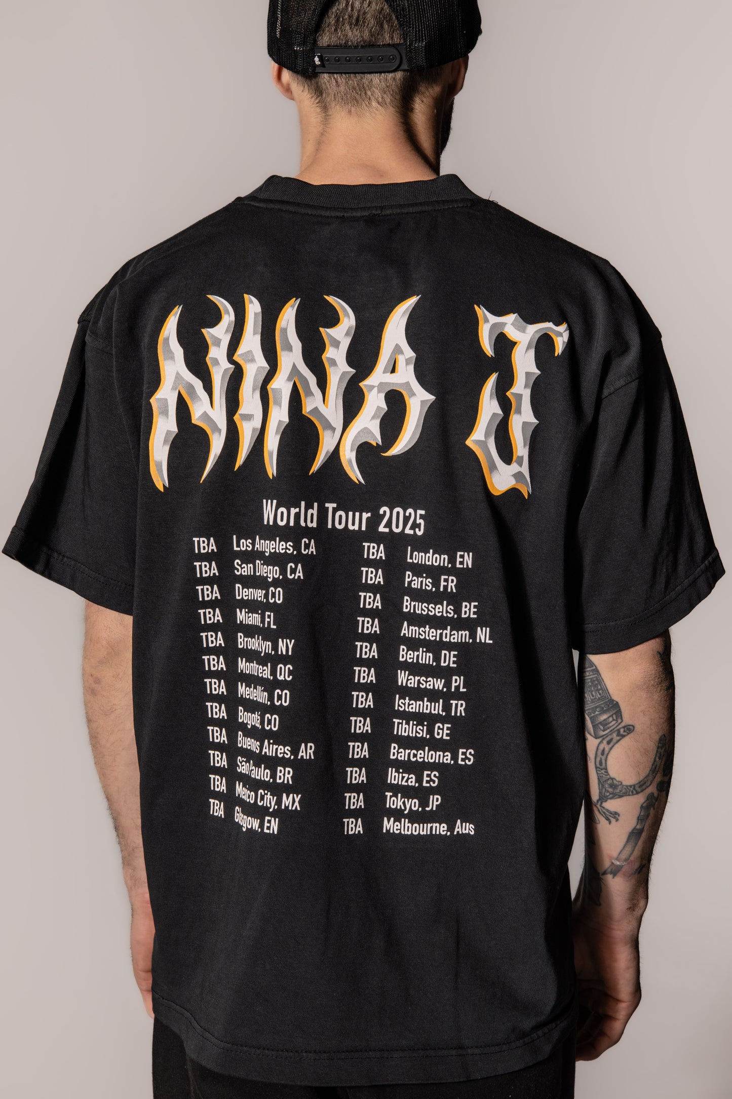 Nina J 2025 World Tour Shirt